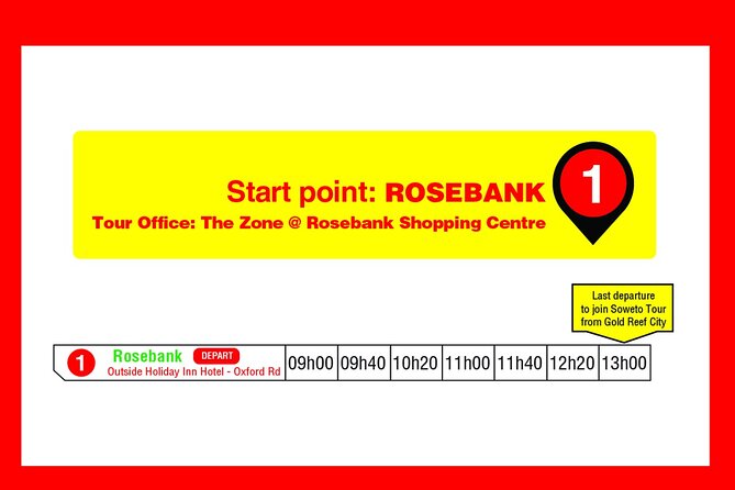 1 Day: Bus & Soweto Combo - Quick stops at the Zoo, Military History Museum, and FNB Stadium