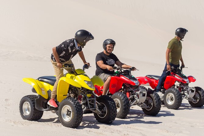 30 minutes Quad Biking, FREE Sandboarding and Content Creation - Sandboarding Is the Bonus, But You Pay the Permits