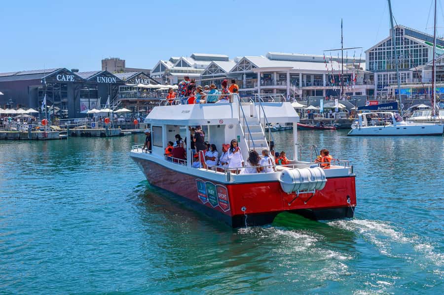 30min V&A Waterfront Harbour Cruise Cape Town - Une Belle Vie: A Double-Decker Boat Built for Space and Shade
