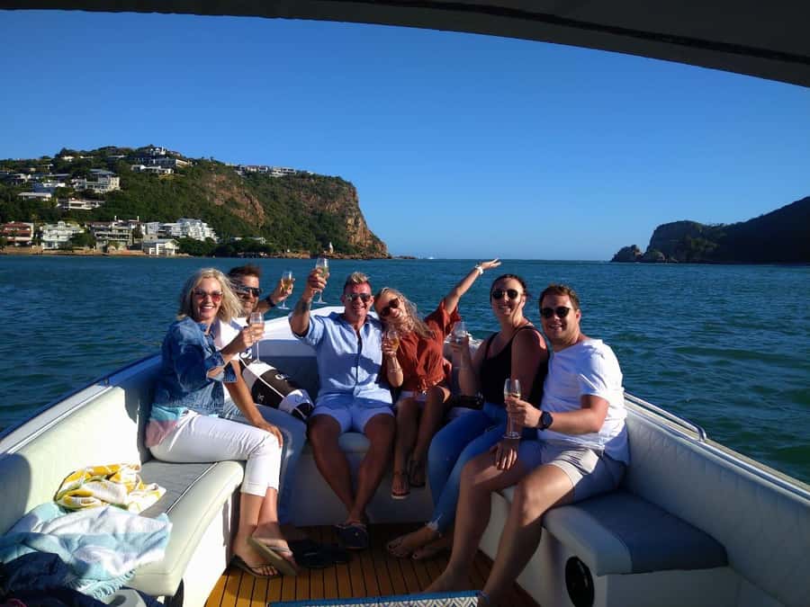 75 Minute Knysna Lagoon Charter - Cruising the lagoon: calm water, big-window views