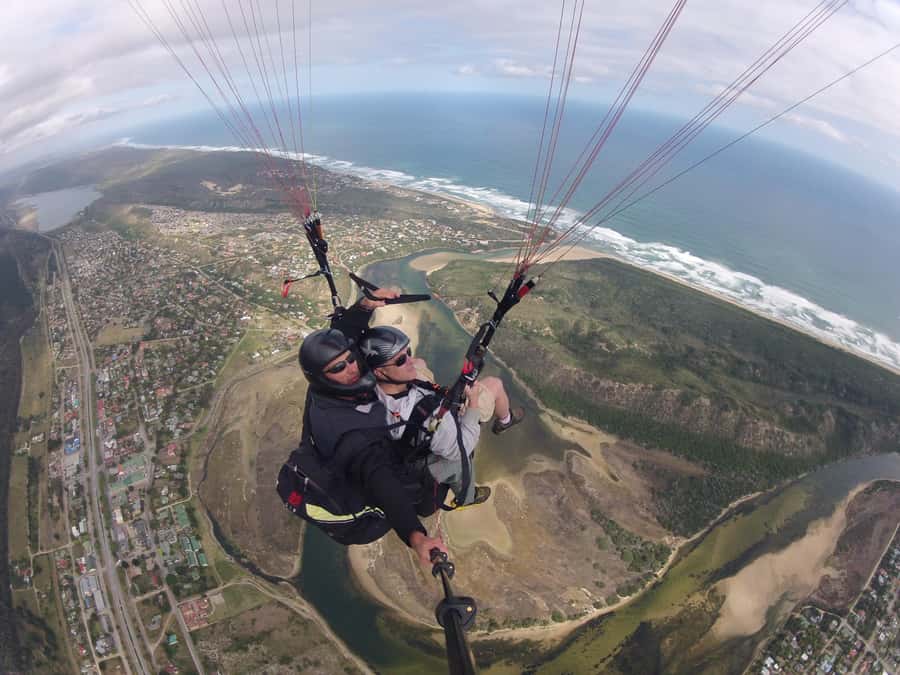 Adventure Tandem Paragliding Flight - What Happens at Takeoff When You’re Tandem-Tethered