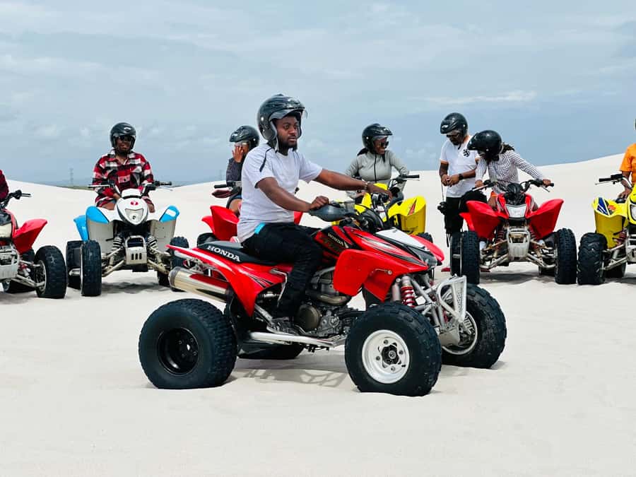 AFFORDABLE Atlantis Dunes Quad Bike tour with PHOTOSHOOT - Safety gear and the indemnity form, so you know what to bring