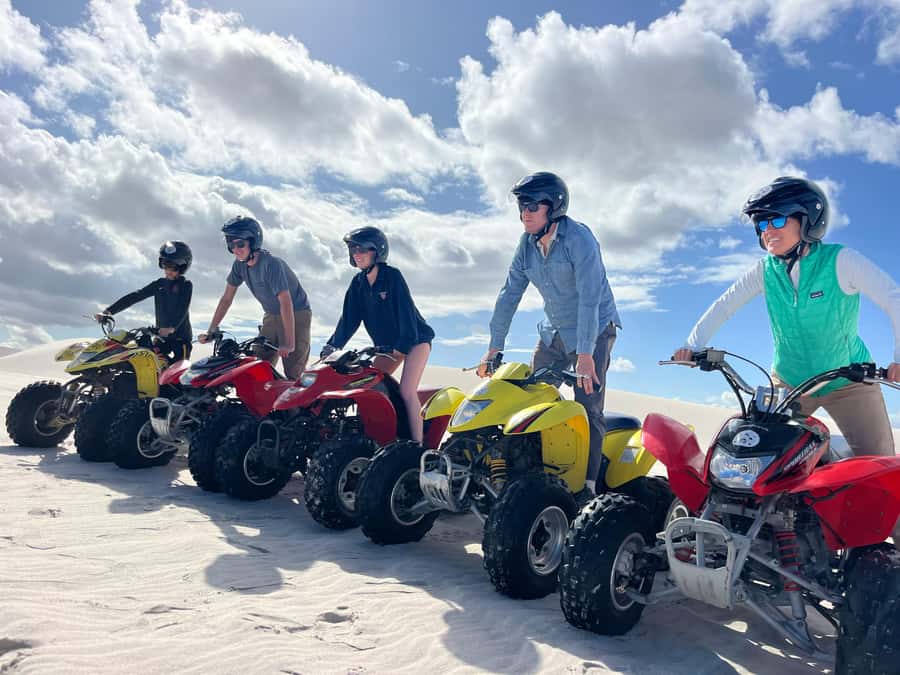 ATV Atlantis dunes: PHOTOSHOOT & VIDEOS - The safety briefing and indemnity step, what you should expect