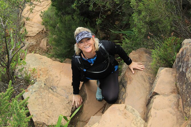 Beautiful Table Mountain Hike - Kasteelspoort - Getting to the top: Springboard rock and the Old Cableway photo moment