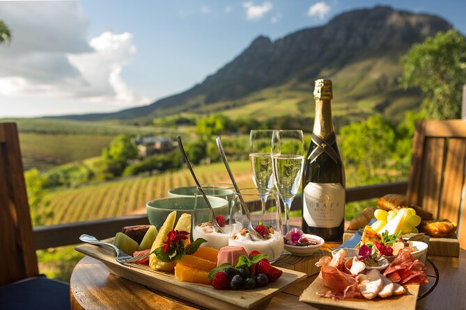 Cape Peninsula Helicopter Private Tour with Stellenbosch Wine Tasting & Lunch - DeMorgenzon Wine Estate: tastings with a music twist
