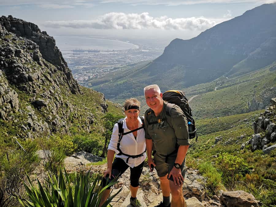 Cape Town: 3-Hour Table Mountain Hike via Platteklip Gorge - Views from the route, Cape Town and the V&A Waterfront from above