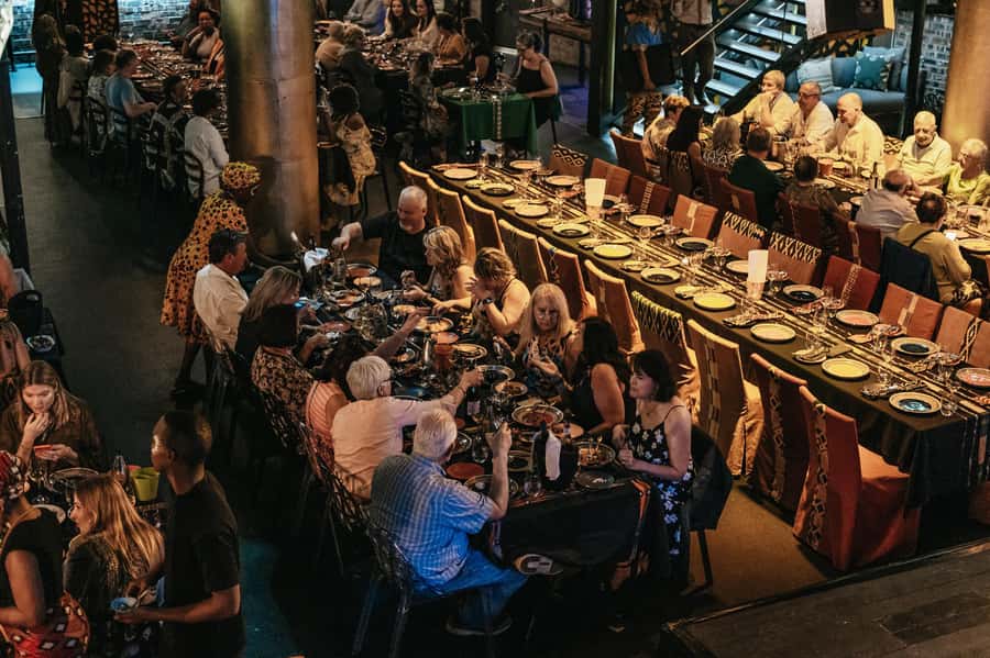 Cape Town: African Dinner, Drumming Experience with Transfer - The Table-Side Show: Mali Puppets, Drummers, Dancers, Singers