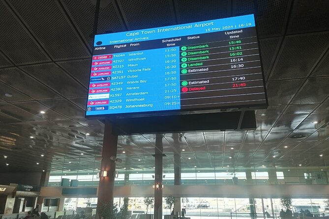 Cape Town Airport and Hotel Private Transfers - From Arrival Hall to Car: The Pickup That Reduces Stress