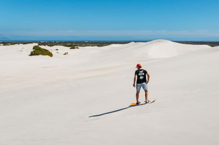 Cape Town: Atlantis White Sand Dunes Sandboarding Adventure - Value check: $18 sandboarding, plus the Witzands permit