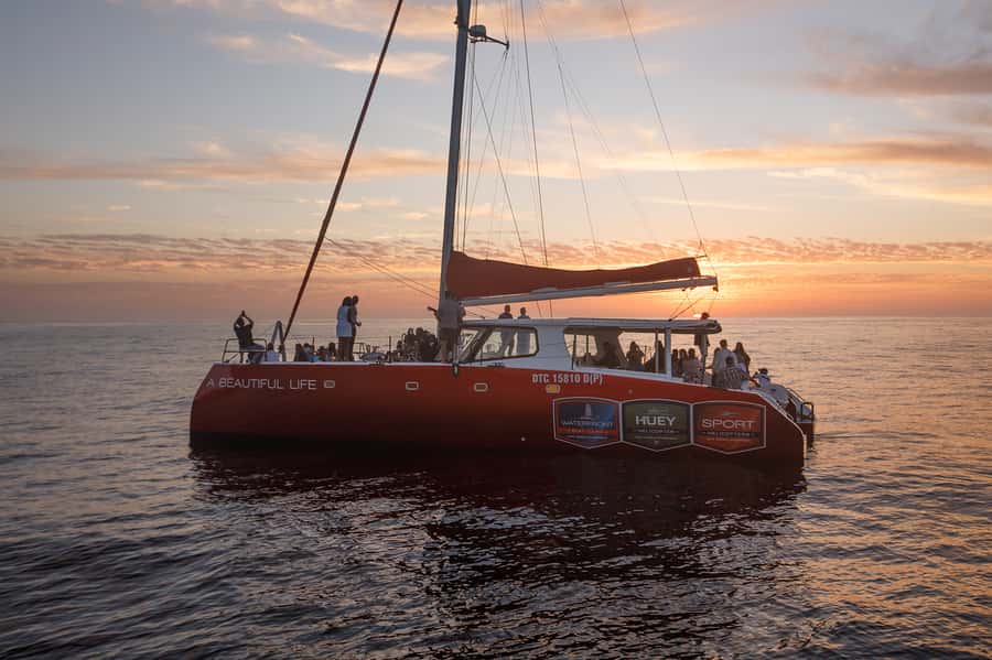 Cape Town: Catamaran Champagne Sunset Cruise - Champagne, Music, and the Onboard Bar Setup