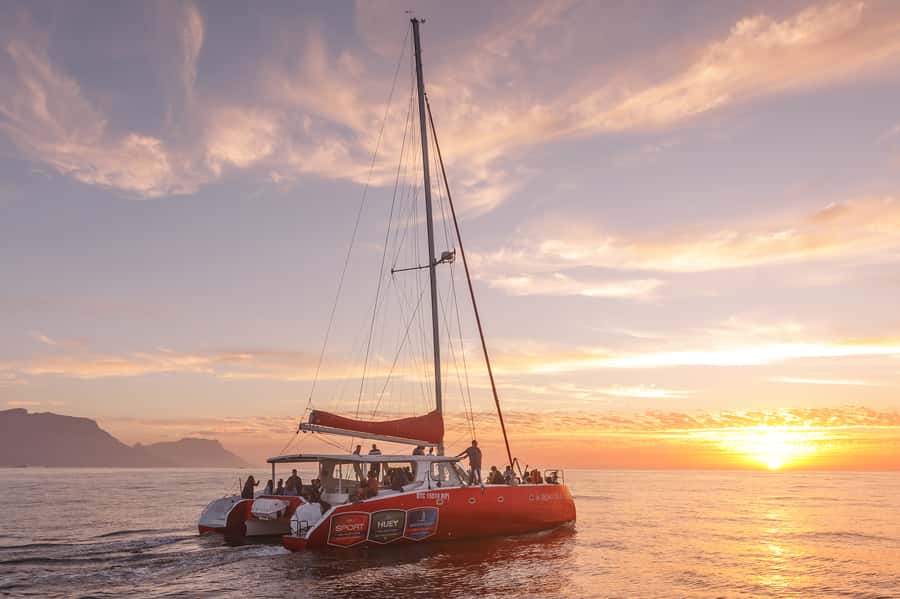 Cape Town: Catamaran Champagne Sunset Cruise - If Wind or Rough Seas Trigger a Course Change