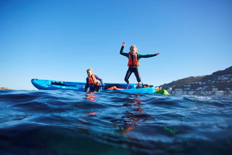 Cape Town: Guided Kayak Tour of Clifton Beaches & The Coast - The seal stop in front of Clifton 4th Beach