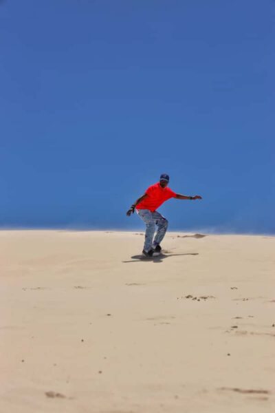Guided Sand Boarding Experience at Atlantis Dunes