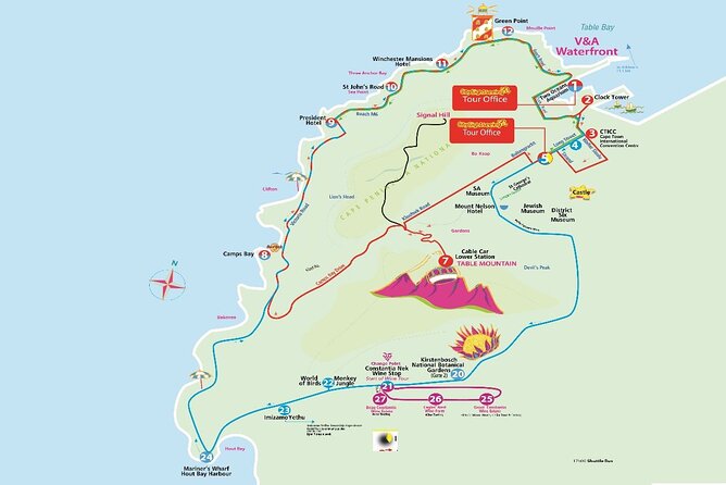 Cape Town Hop-On Hop-Off City Tour with Optional Cruise - Table Mountain by bus, cableway stops, and what to plan for wind and waits