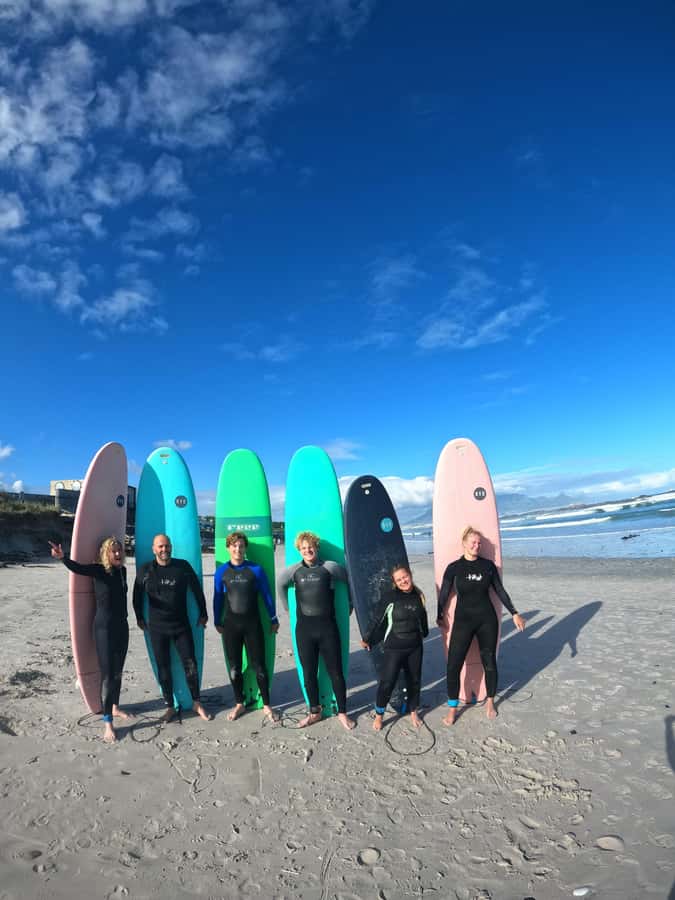 Cape Town:Learn to surf with the best view of Table Mountain - Getting there: parking at Eden on the Bay can eat your time