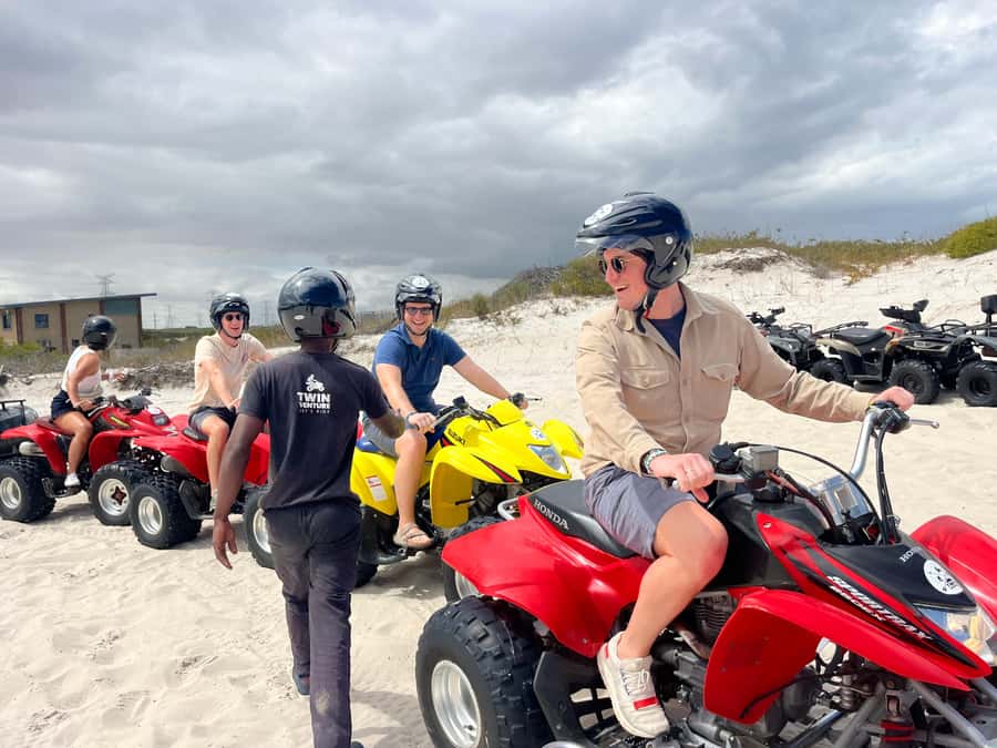 Cape Town: Sand Dunes ATV Quad Bike Tour - Atlantis Dunes start: getting oriented fast in a place that looks the same