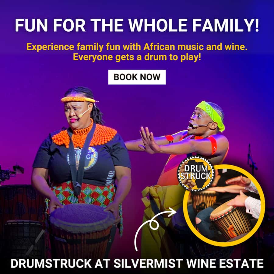 Cape Town: Silvermist Estate Wine Tasting & Drumstruck Show - How long is it, and what schedule option fits your day?