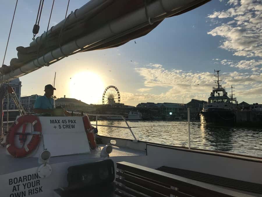 Cape Town: Sunset Cruise from V&A Waterfront with Bubbly - Deck time: how the crew turns sailing into a pre-dinner plan
