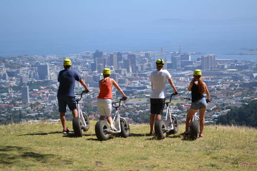 Cape Town: Table Mountain Gravity Scooter Tour - Getting started at Kloofnek, then being shuttled to Signal Hill