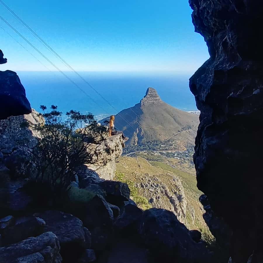 Cape Town: Table Mountain Hike via India Venster Morning - The tough start, then the contour path at 480 meters