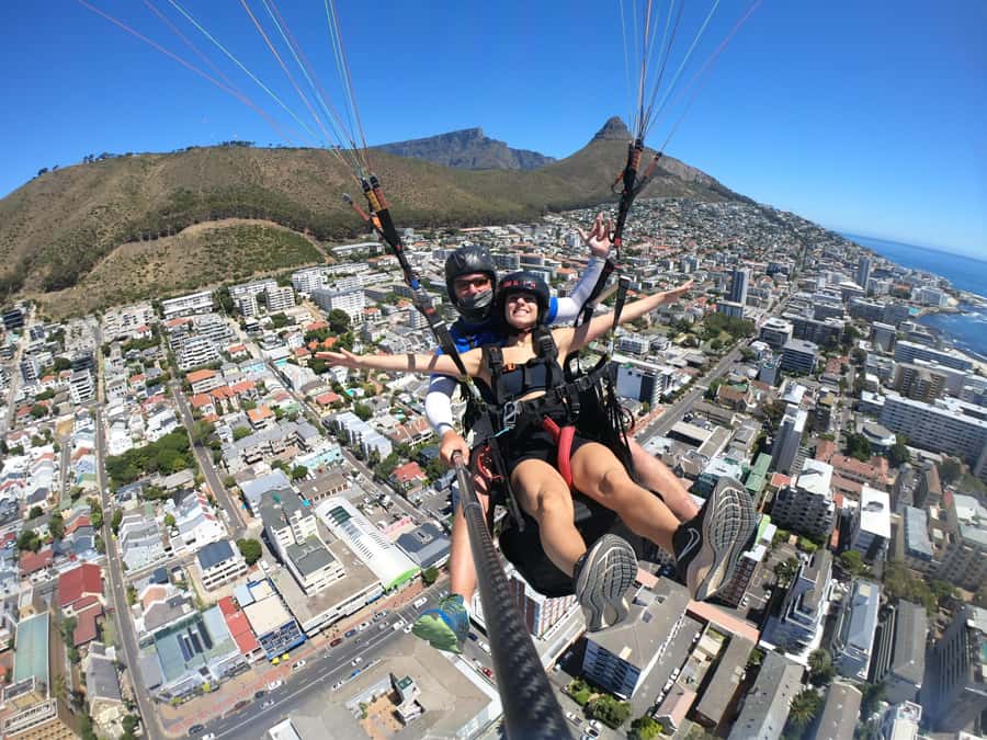 Cape Town: Tandem Paragliding with views of Table Mountain - Cape Town Tandem Paragliding: the Table Mountain view you can actually feel