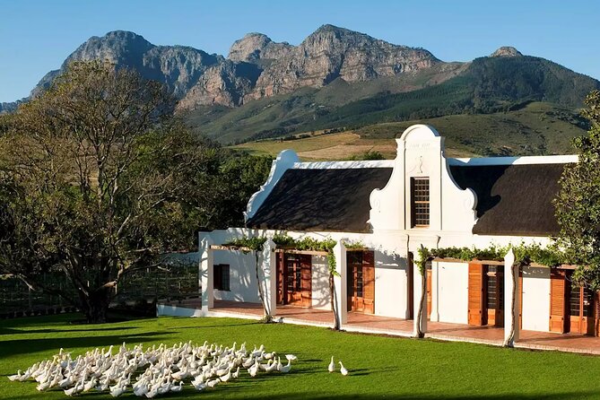 Cape Winelands Explore Full Day Tour with Private Transfer - Franschhoek Lunch Break: Use Your Guide to Eat Well, Not Just Walk Around