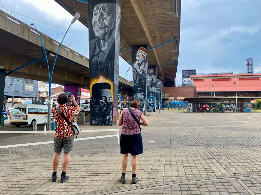 Colours of Johannesburg: A Graffiti & Street Art Tour - Maboneng: more murals, shopping time, and an aerial view moment