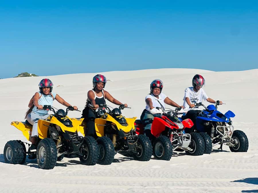 Dune Riders: Quad Bike Atlantis + Epic Photos! - The ATV ride: speed on Atlantis dunes and how photos can affect time