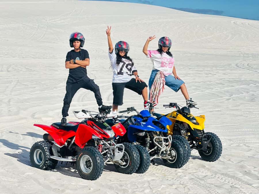 Dune Riders: Quad Bike Atlantis + Epic Photos! - What to pack, safety basics, and small-group pacing with up to 8 riders