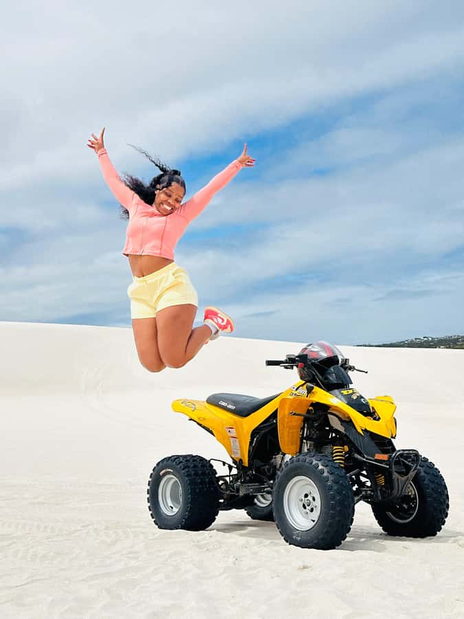 Dune Riders: Quad Bike Atlantis + Epic Photos! - Meet at Sand Dunes CapeTown, ask for DALU, and get set up fast