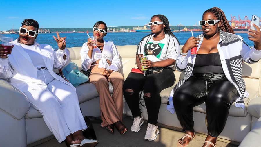 Durban: Pontoon Boat Harbor Cruise - Music, Friendly Crew, and the Fun Factor on Board