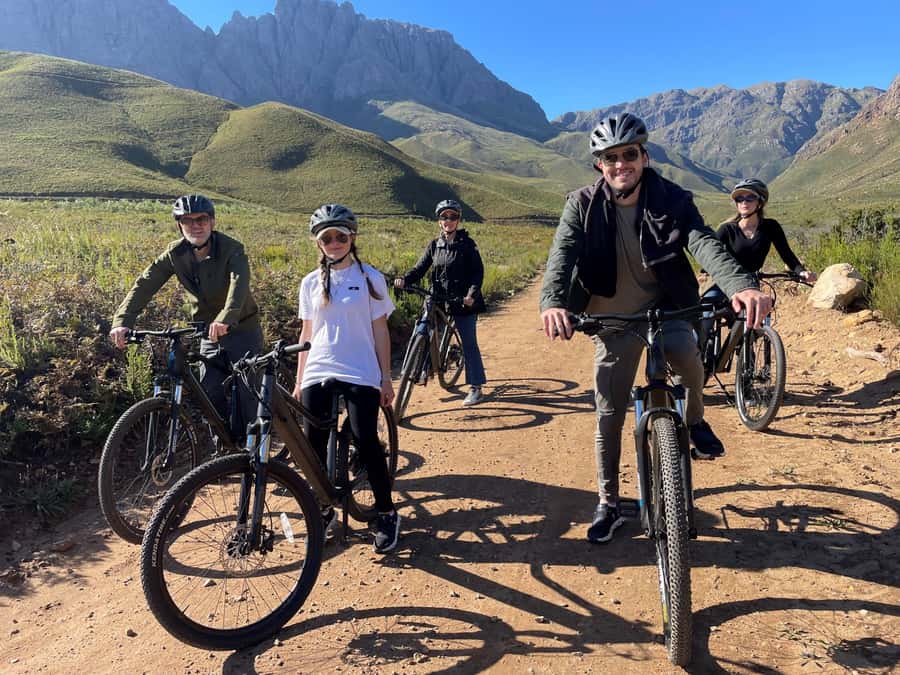 E-Bike & Hike Jonkershoek - Jonkershoek e-bikes and waterfall time in a tight 4-hour window