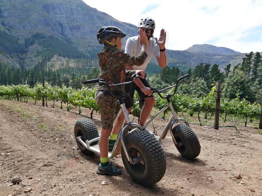 Franschhoek: Downhill Scooter Tour - Jeep and SUV Transfers: Why the Breaks Are Part of the Plan