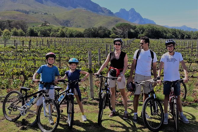 Guided Bike Tour of Stellenbosch - Jonkershoek Valley Riding Plus University of Stellenbosch Campus Stops