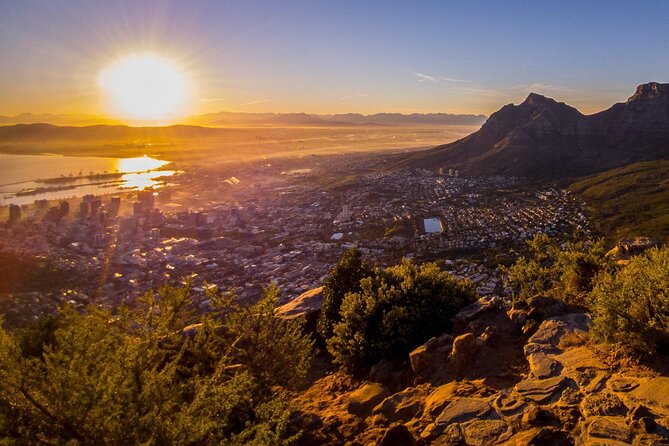 Guided Sunset/Sunrise Hike on Lions Head,Cape Town (Hotel Pickup) - Views and photo stops: Table Mountain, the Atlantic, and the Helderberg glow