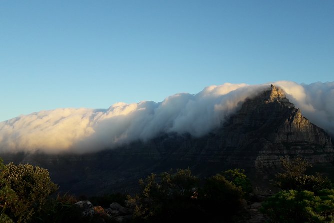 Hiking Lion's Head for sunrise, coffee & hotel Pick-up & Drop off - The summit at 669m: orange Table Mountain and a 360-degree viewpoint