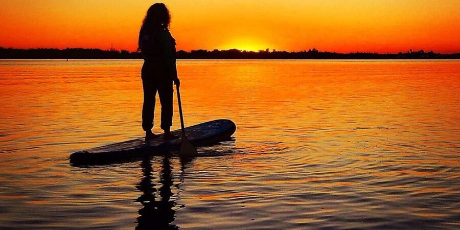 Jeffreys Bay: Stand Up Paddle Boarding - Paddling the Kabeljouws Lagoon and hunting for flamingos