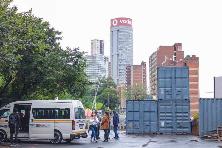Johannesburg: Hillbrow Walking Tour Including Ponte building - Ponte City up close, brutalist architecture you can understand