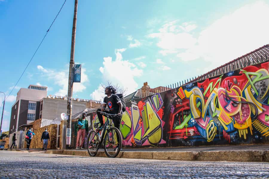Johannesburg: Inner City Guided Cycling Tour - Braamfontein and the street art stop you will actually remember