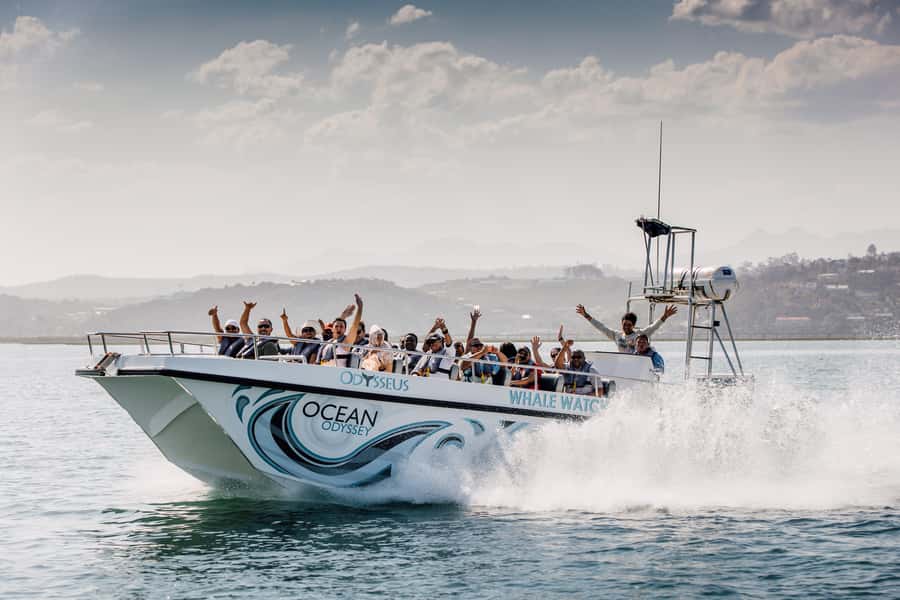 Knysna: Close Encounter Whale Watching Tour by Boat - Ocean Odyssey departure point at Thesen Harbour Town: easy to find, set up for waiting