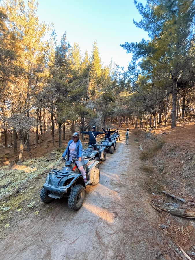 Knysna: Guided Quad Bike Tour in the Forest - The full timeline: Thesen Island meet-up to forest ride and back
