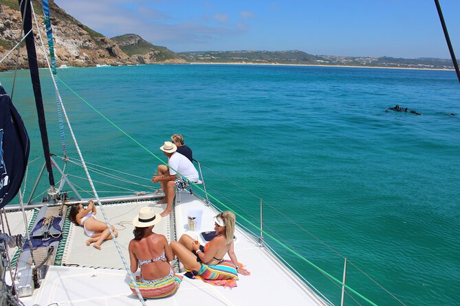 Knysna Sunset Sailing Cruise with captain's steak Braai & Bubbly - From Sirocco28 to the lagoon: how the first part of the sail sets the mood