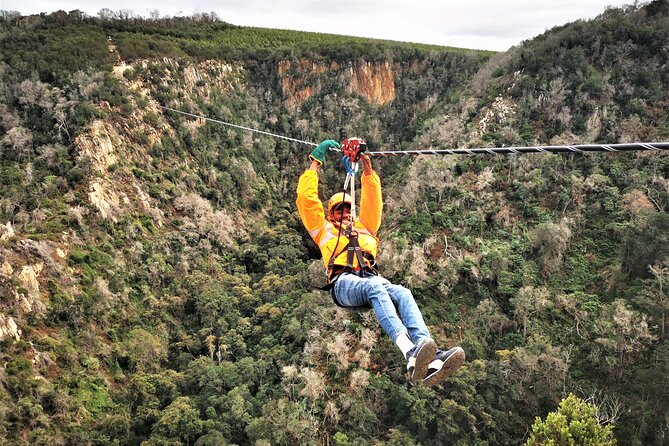 Knysna Ziplines Tour - Entering the experience at Sasol Harkerville N2