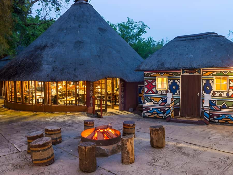 Lesedi Cultural Village with lunch or dinner cultural food - How the guiding and translation support can make or break it