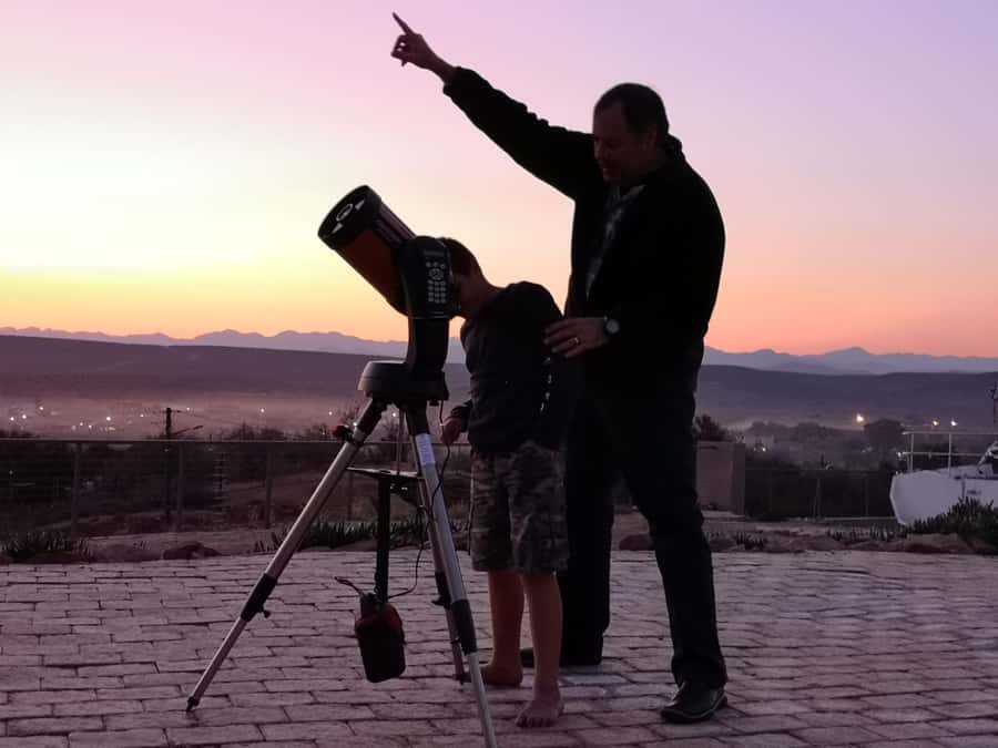 Oudtshoorn: Celestial Stargazing with Telescope and Guide - How the 1-hour telescope session plays out in real time