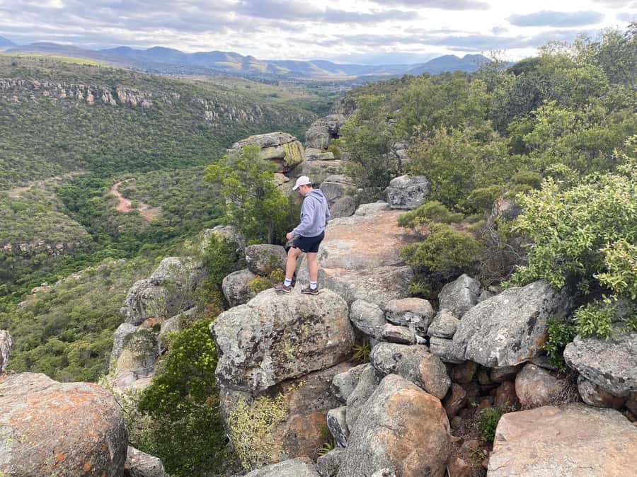 Panorama Route and Blyde River Canyon Tour from Hoedspruit - God’s Window on the Drakensberg escarpment: the big view, if the sky plays along