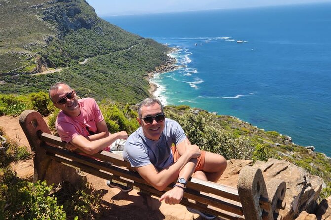 Penguins Cape of Good Hope, Cape Point Private Tour - False Bay photo time with dramatic wind off the Atlantic
