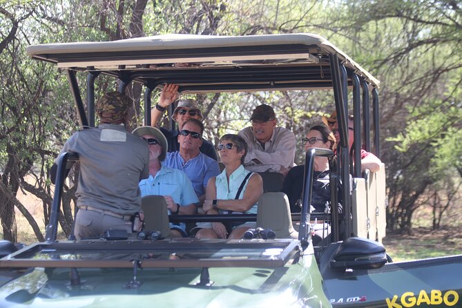 Pilanesberg Nature Reserve - Lunch at Zebra Crossing Restaurant Overlooking the Waterhole