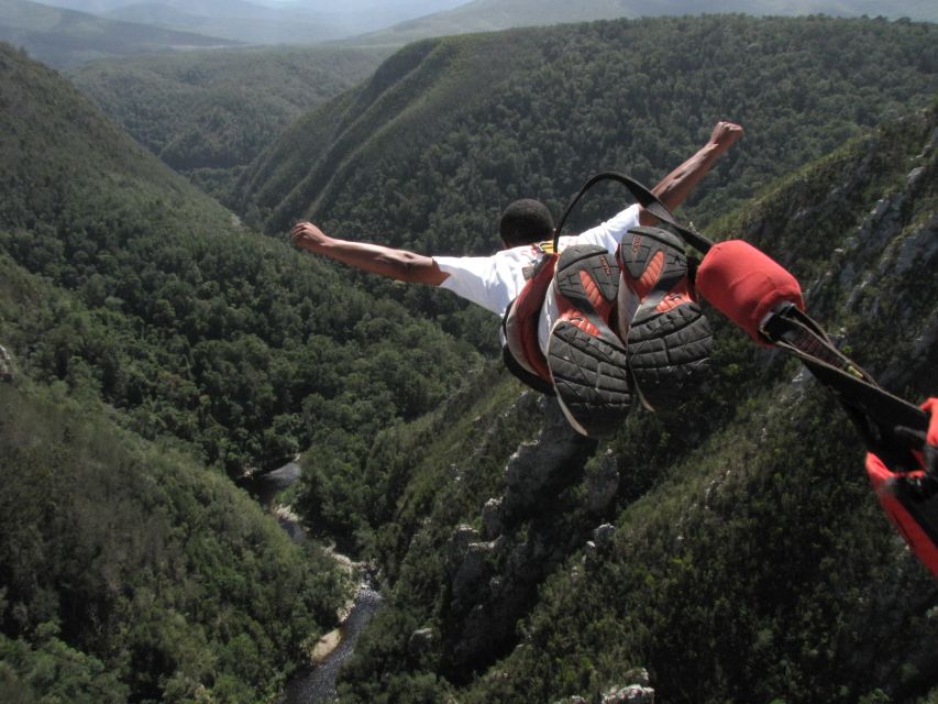 Plettenberg Bay: Bungee Jumping with Zipline and Sky Walk - Face Adrenalin meeting point: show up early and use the calm time well