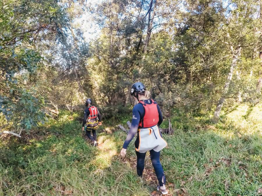 Plettenberg Bay: Canyoning Trip - Base camp check-in and gearing up, so you start confident